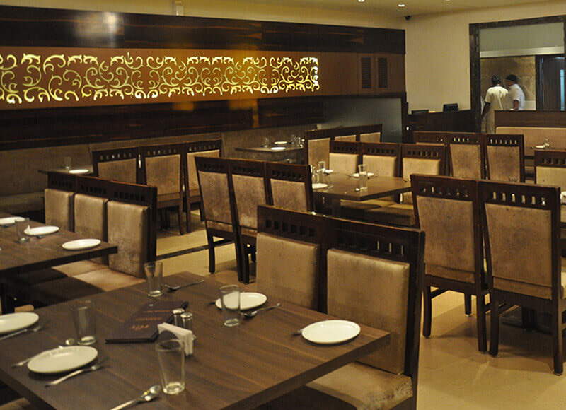 Restaurant dining hall at The Grand Thakar