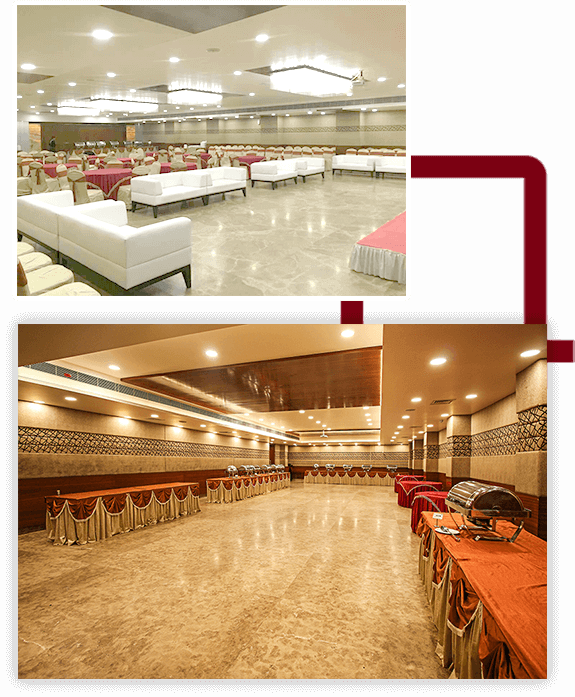 Banquet hall at The Grand Thakar